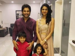 allu arjun sneha reddy diwali looks