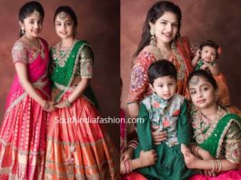 ariana and viviana in pattu half sarees (1)