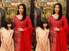 aishwarya bachchan red anarkali (1)