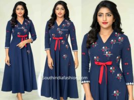 eesha rebba blue dress at raagala 24 gantallo promotions