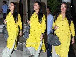 neha dhupia casual palazzo suit