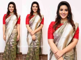 priyanka jawalker in silk saree at grt silks launch