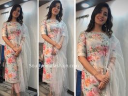 raashi khanna floral kurta set