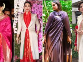 Winter Fashion with saree styling