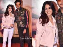 genelia and riteish at dabangg 3 screening