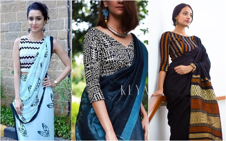 Style your Sarees with Quirky and Fun Blouses