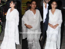 sara ali khan in white sharara suit