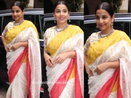 VIDYA BALAN IN WHITE SAREE