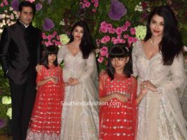 aishwarya and aaradhya at armaan jain wedding (2)