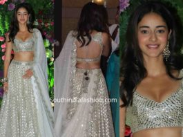 ananya panday lehenga at armaan jain wedding reception (2)