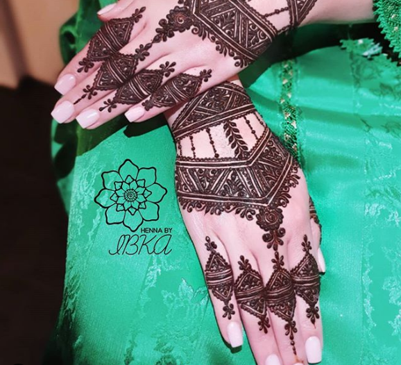 diamond stylel finger mehndi 2020