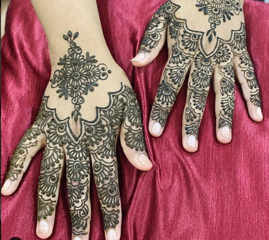 new finger mehndi design 2020