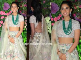 radhika merchant lehenga at armaan jain wedding reception