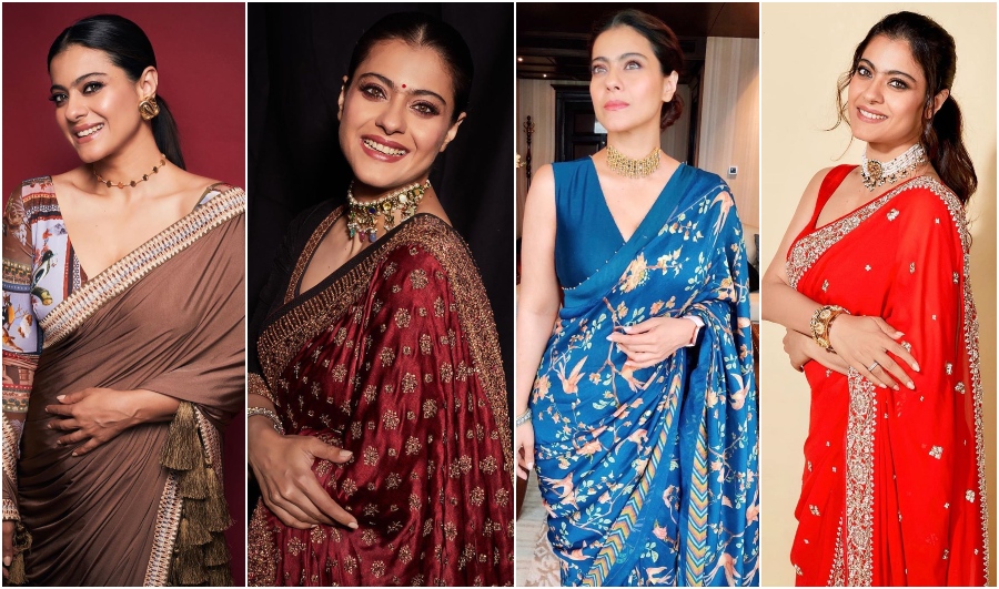 Kajol’s 7 Saree Looks That are Super Stylish and Elegant