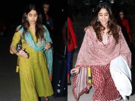 janhvi kapoor casual salwar suits