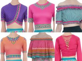 readymade crop top blouses online