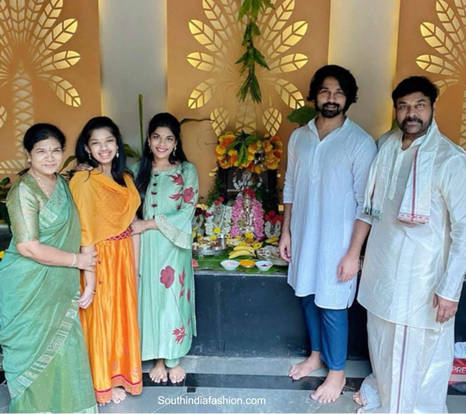 chiranjeevi family ganesh chaturthi (2)