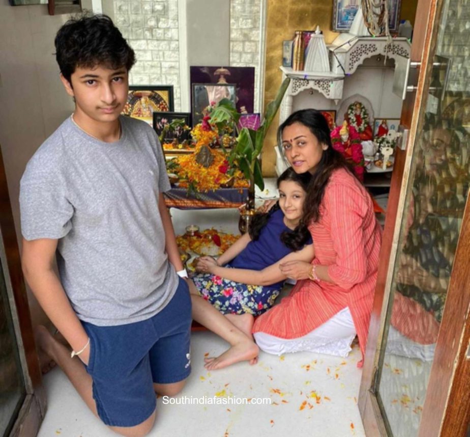 mahesh babu family ganesh puja 2020