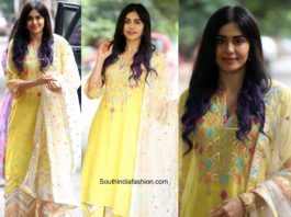 adah sharma yellow sharara suit (2)