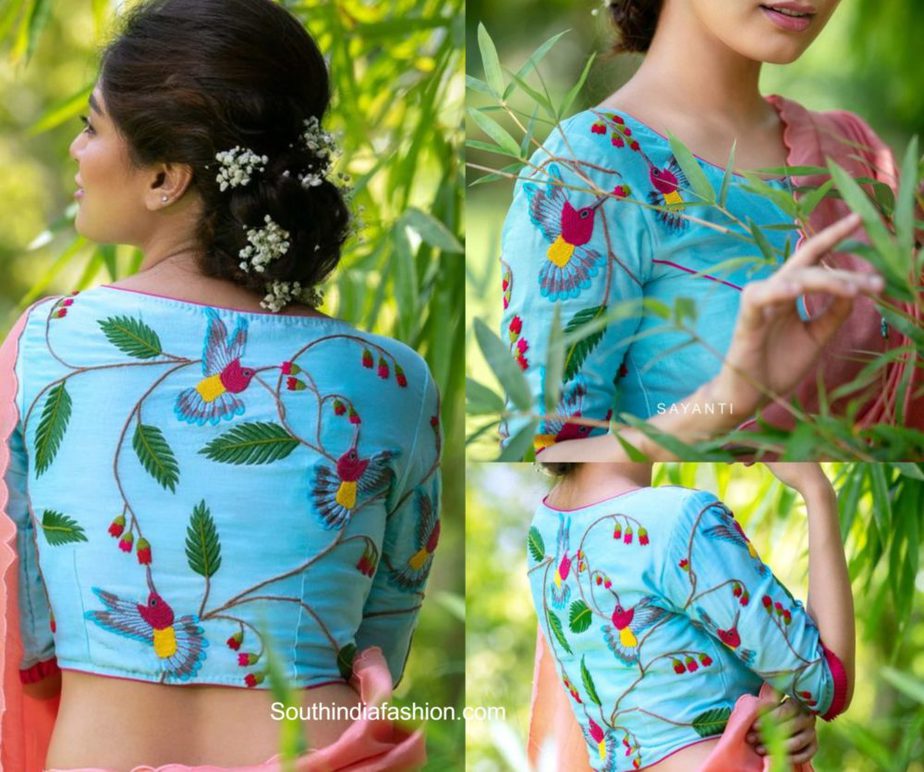 Designer Blouses 2020 : Nature Inspired Trendy Blouse Designs!