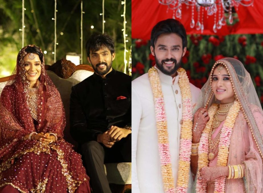 tamil bigg boss aarav raahei wedding photos