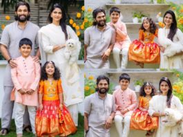 allu arjun family dussera photos