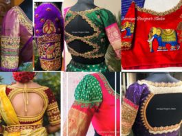 latest maggam work wedding saree blouse designs 2020