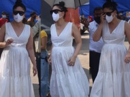 Kareena Kapoor Khan maternity fashion white maxi dress