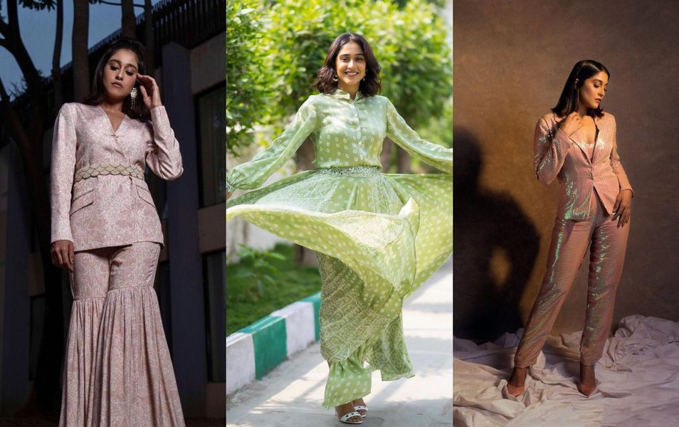 Regina Cassandra in 3 different looks