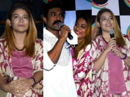 Sushmita konidela for shootout at al air show unveilingfeatured2