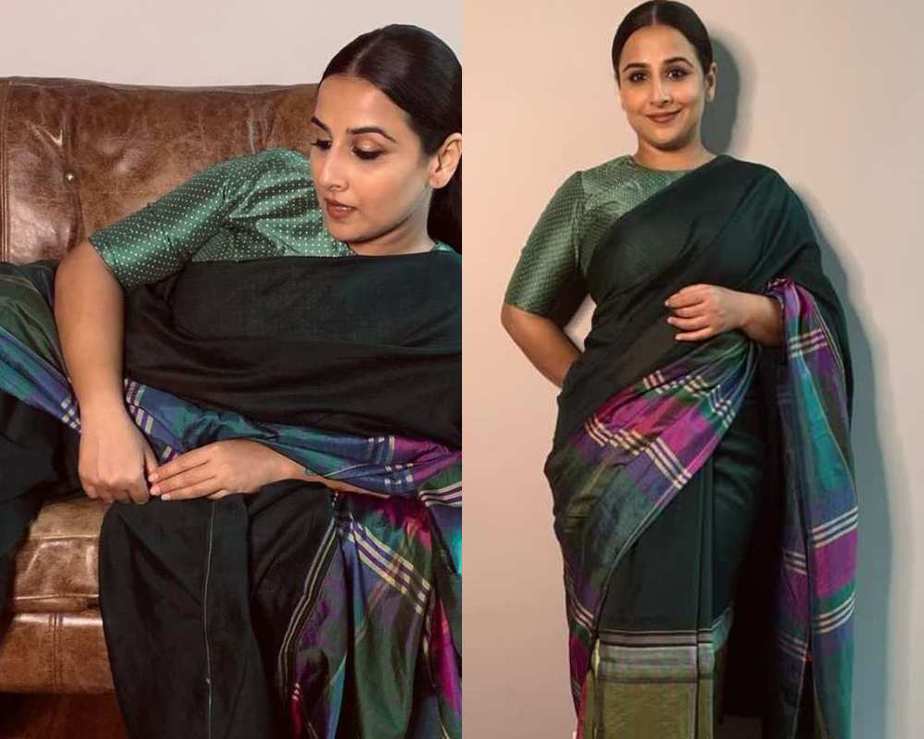 Vidya balan in a green saree by injiri1.2