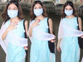 divya khosla kumar airport look.