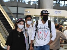 Rana Daggubati and Miheeka Bajaj airport look at RGI4