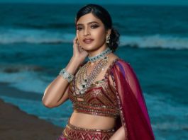 sanchita shetty lehenga look for studio149 calendar shoot