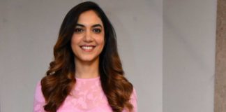 Ritu Varma in a baby pink dress for ninnila ninnila press meet1.2