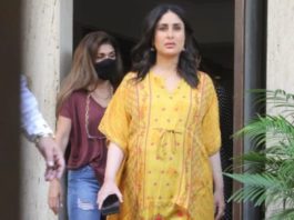 kareena kapoor khan in yellow kaftan