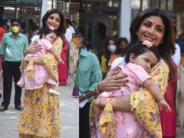 shilpa shetty with her daughter (1)