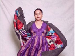 Vidya Balan in a purple outfit by Pero-1