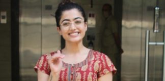 rashmika mandanna in indo-western look