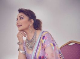 Madhuri Dixit in sukriti and aakriti lehenga for DD-2