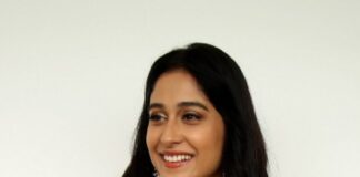 Regina cassandra in mishru dhoti set for anya tutorial press meet-1