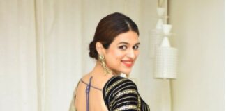 Shraddha Das in plush by aditi pandey for diwali'21-2