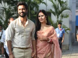 Katrina Kaif in pink sabyasachi kurta set post wedding-1