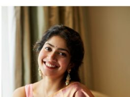 Sai Pallavi in a pink kanchipuram by Ekaya benaras for SSR trailer launch-2