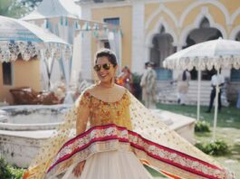 Upasana Konidela in white anamika khanna lehenga for sister's pre wedding event