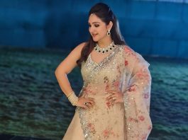 sridevi vijaykumar in ivory lehnga by neeru's2