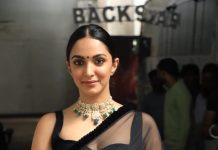 kiara advani in a black saree for jug jug jeeyo1