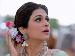 shraddha das in mint green saree by seasons for dhee14-1