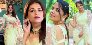 shraddha das and anasuya bharadwaj in pastel green sarees-featured