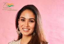 mira rajput in a onion pink anarkali by ridhi mehra0